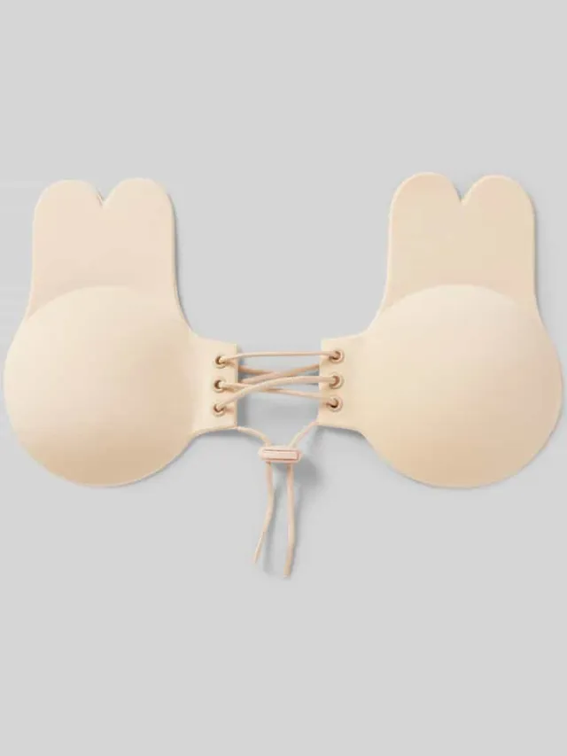 MAGIC Bodyfashion Push-up-bh met kleefpads, model 'Va-Va-Voom' Beige