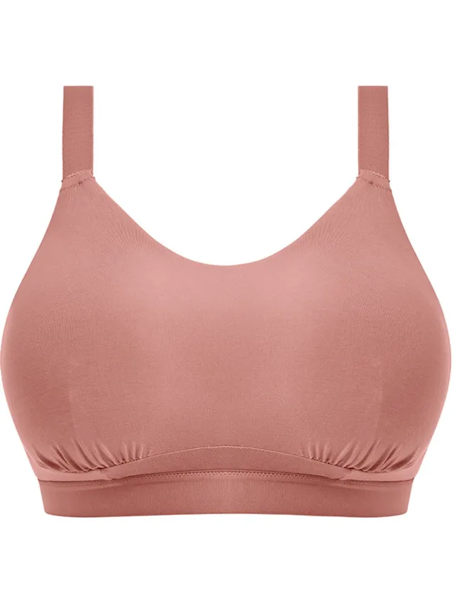 Elomi Downtime Grote Maten Bralette - Ash Rose - 80I/J Roze