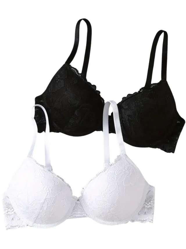 Currero BH Zonder Beugel - Strapless - Zonder Bandjes - Met Voorsluiting - Push-up Bh's - Comfort Beha - Comfortabel - Grote Sluiting - Veelkleurig A - Cupmaat