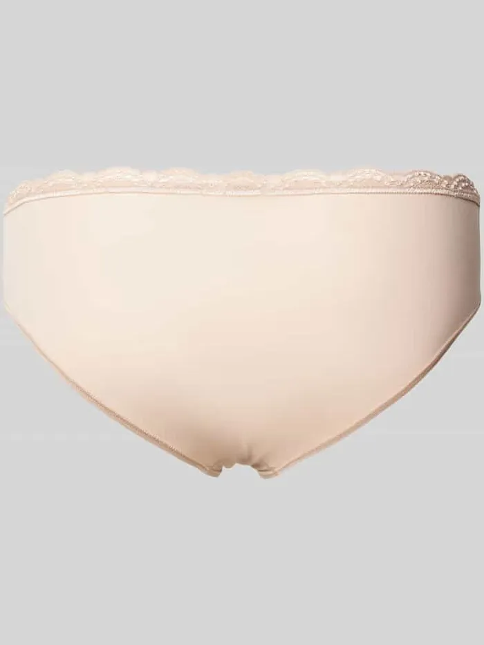 Calvin Klein Slip met kanten details beige, foto 2
