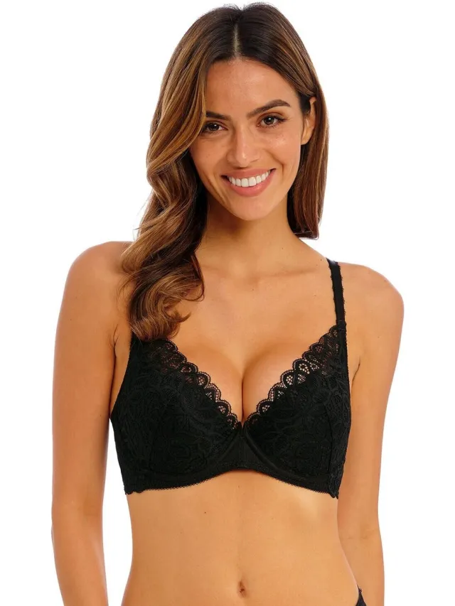Wacoal Push-Up BH "Raffine" - Zwart - 75-90A