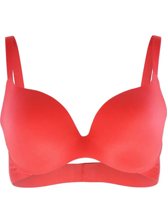 Royal Lounge Intimates Royal Lounge Junky Fit - scarlet red - 90D - beugel BH - voorgevormd Rood / scarlet red