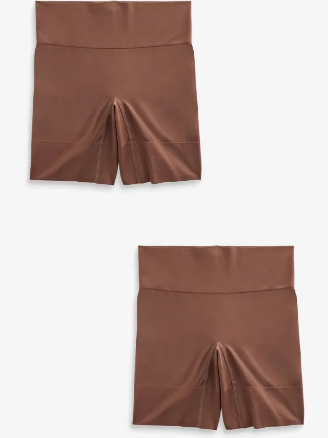 Next Dames - Set van 2 naadloze anti-schuur shorts - Huidkleur