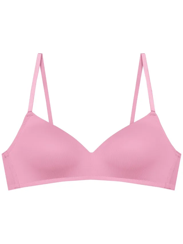 Bloovii Saoui - Push-upbeha - Intens roze - Geribde cups - Verstelbare bandjes Roze;Oranje