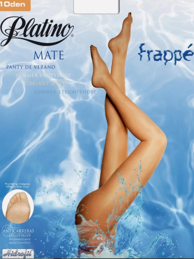 Platino frappe mate zomerpanty 10 den maat 36/38 hawaii