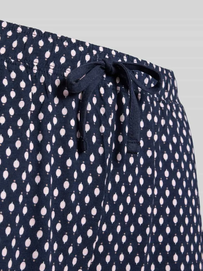 s.Oliver comfort fit pyjama van katoen- en viscosemix model 'Perfect Nights PJ Hose' blauw, foto 2