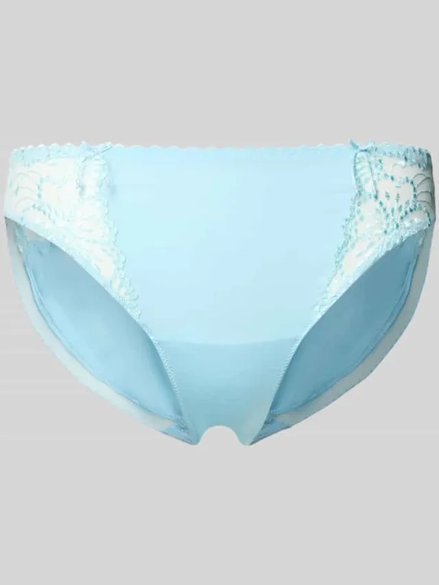 Marie Jo Slip met kant en strikdetails model 'Jane Rio' Lichtblauw