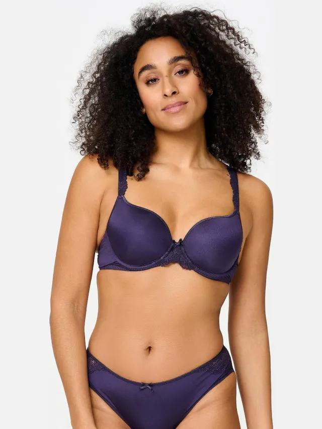 Lingadore Daily voorgevormde t-shirt-bh met beugel paars
