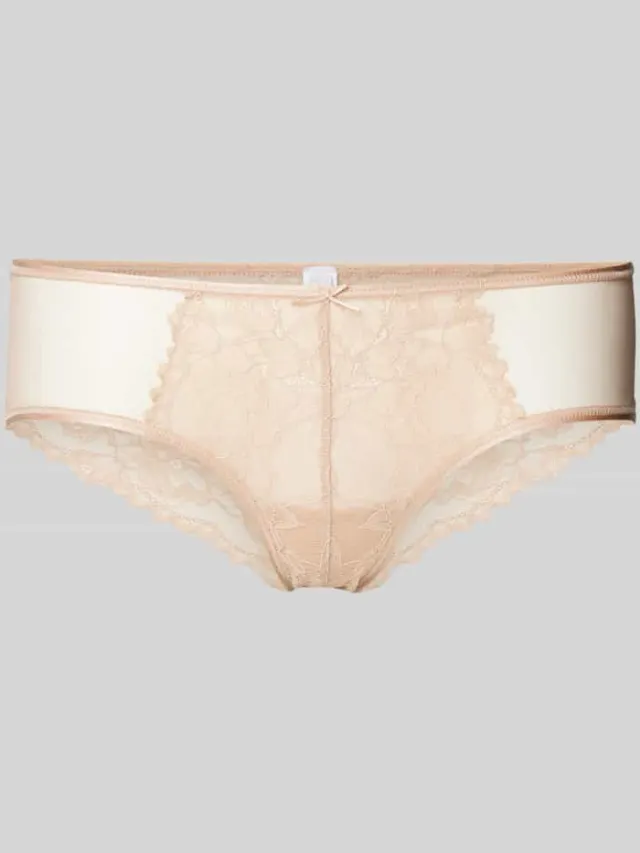 Mey Heupslip met kant Beige