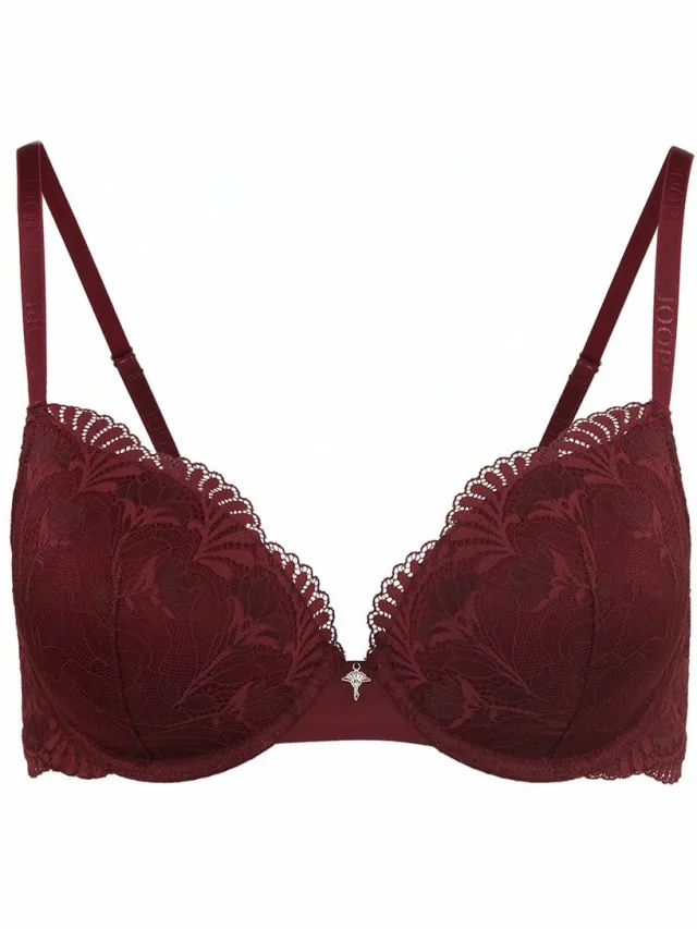 Joop! T-Shirt-BH Beautiful donkerrood