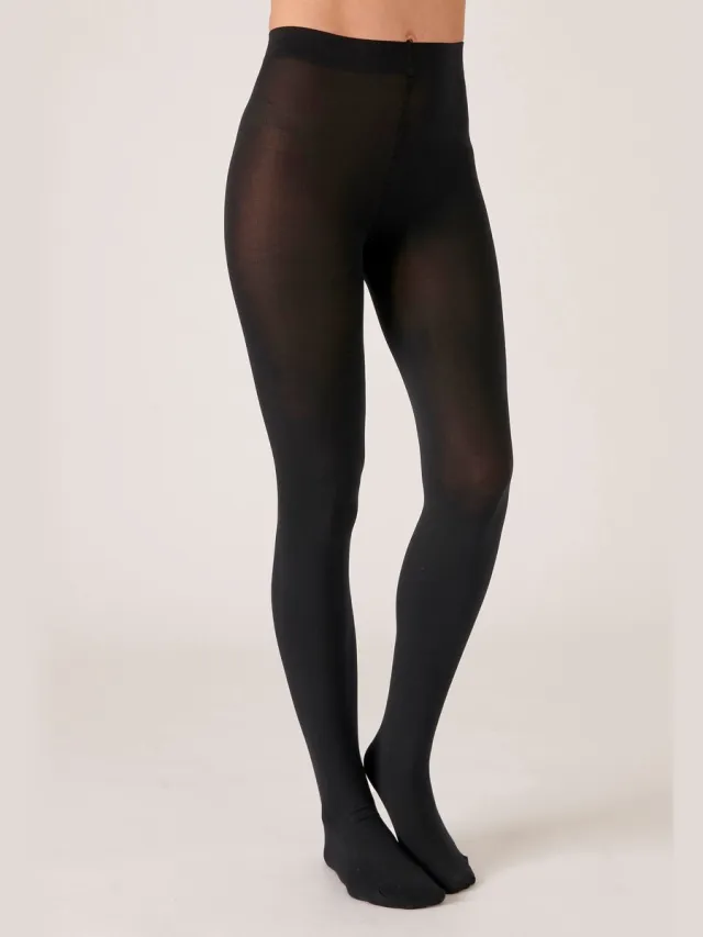 Damart Set van 2 60 denier Thermolactyl ondoorzichtige panty's - Dames - Zwart