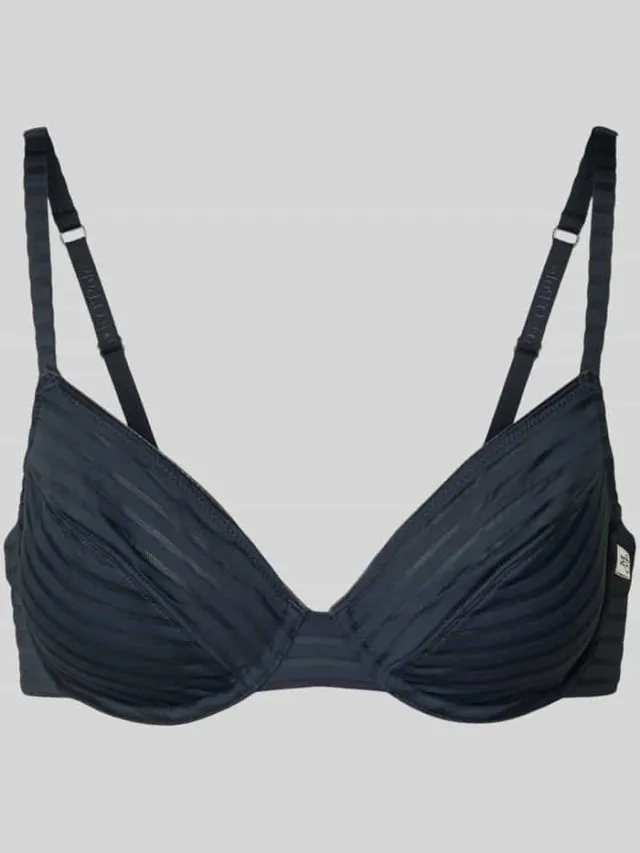 Marc O'Polo Beha met streepmotief Marineblauw