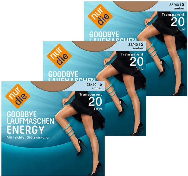 nur die Vaarwel hardlooplegging Energie 20 DEN amber