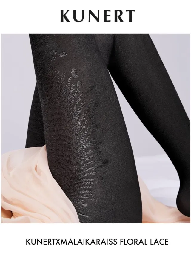 Kunert Malaikaraiss - Tendril - Panty-42 zwart