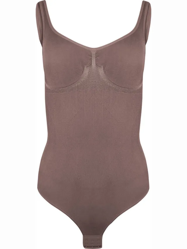 MAGIC Bodyfashion Low Back Body Dames Corrigerend ondergoed - Espresso