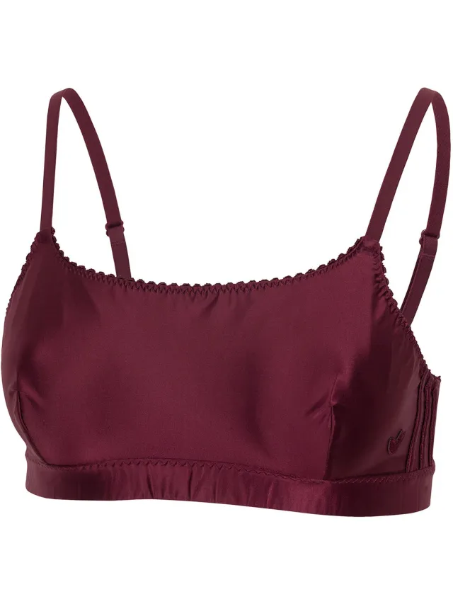 Adidas Originals Bralette Originals Comfort Satin bordeaux