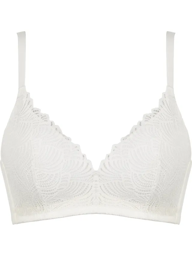 Naturana Soft bh met kant - 5674 - Ecru