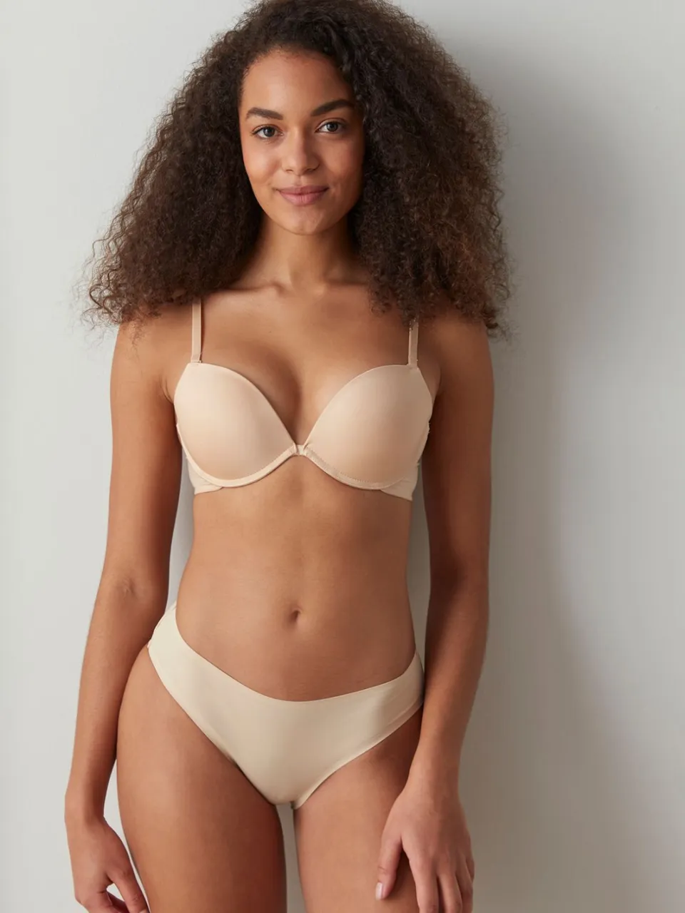 Penti Gevoerde Push-up BH met Verwijderbare Bandjes beige, foto 2
