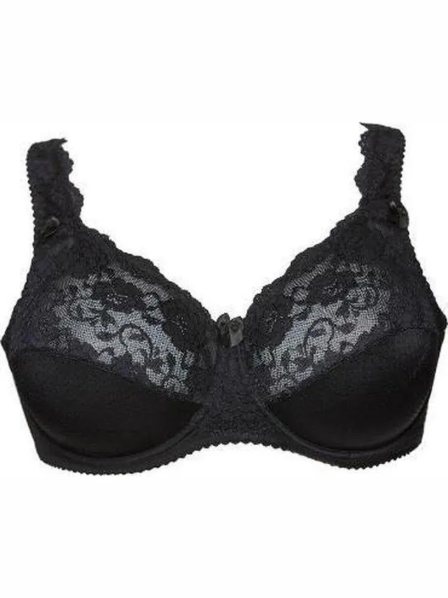 PLAISIR by Ulsoe Plaisir Beate beugel BH zwart 100I -grote maten met draagcomfort