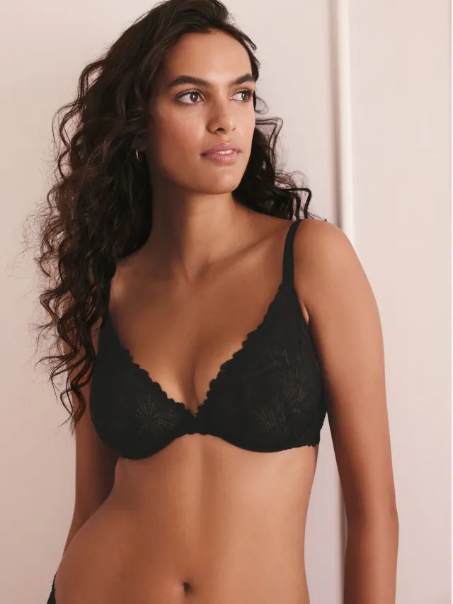 Next Dames - Kanten ultieme comfortabele beha - Zwart Black