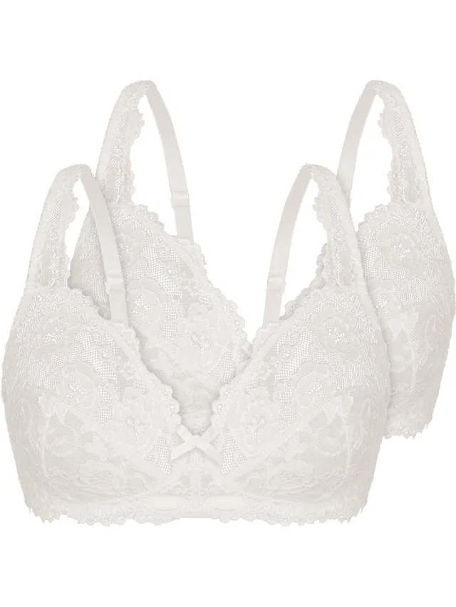 Sassa 2-pack Soft-bh Classic Lace wit