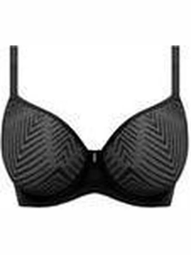 Freya Tailored UW Moulded Plunge T-Shirt Bra Dames Beha - Maat F75 (EU) ZWART