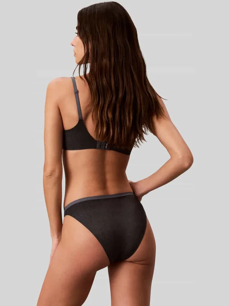 Calvin Klein Slip met glanzende look rookblauw, foto 3