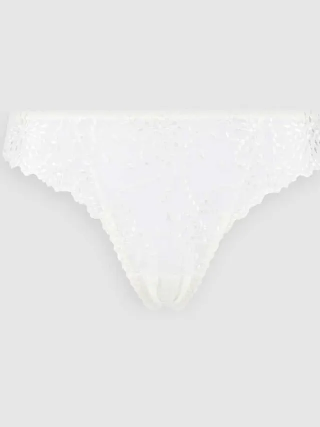 Marie Jo String met kant, model 'Jane' offwhite, foto 2