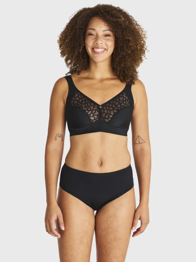 Swegmark Lovely Lilly bh zonder beugel zwart