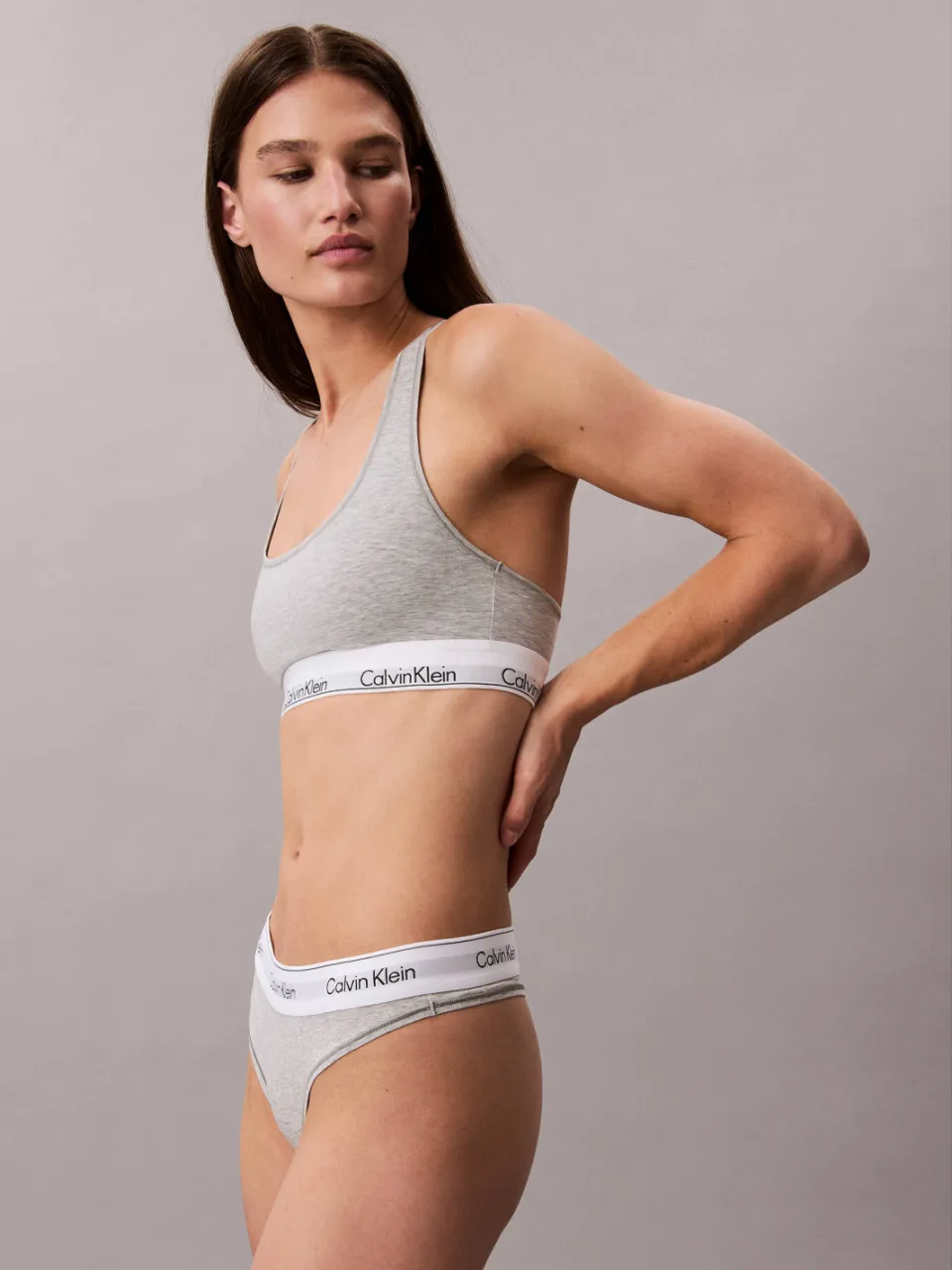 Calvin Klein string grijs, foto 3