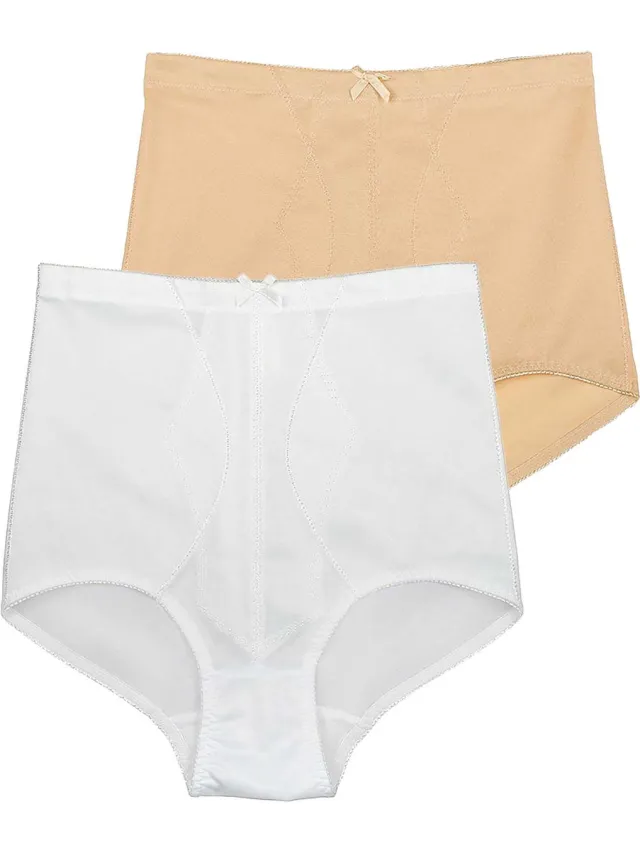Sassa Verpakking van 2 Voordeelverpakking Bodice Broek Bodyforming wit poeder