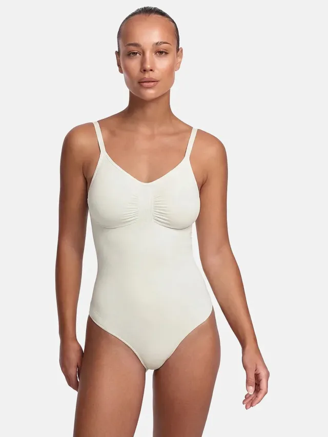 cfab Figuurcorrigerende shapewear met slipje - Wit - Corrigerende Body - Naadlos - corrigerend ondergoed dames
