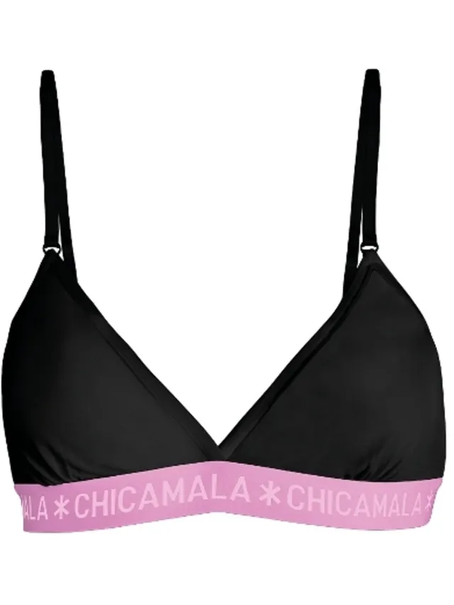 Muchachomalo Chicamala – Dames BH - Verstelbare bandjes – Dames Ondergoed – Lingerie – Dames Top – Kleding - 95% Katoen – Dames kleding Zwart