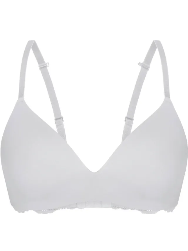 Sassa Mode Classic Lace voorgevormde bh zonder beugel wit, foto 2