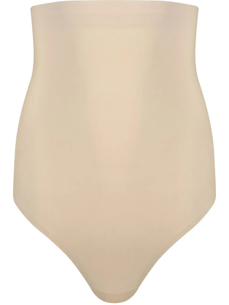 MAGIC Bodyfashion seamless high waist sterk corrigerende string Maxi Sexy Hi-Thong lichtbeige, foto 2