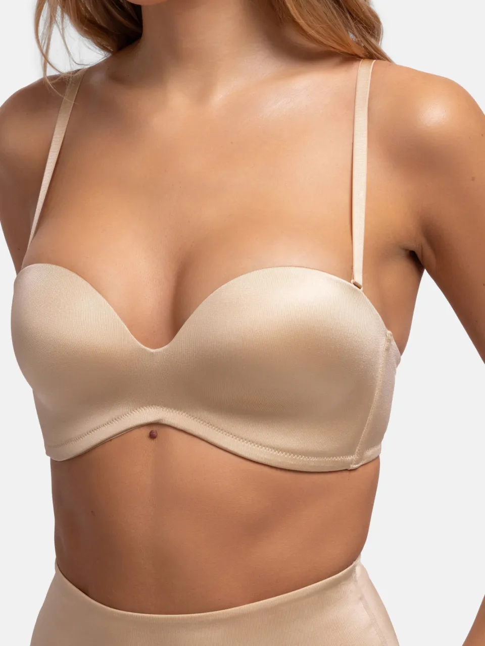 Dorina Sublime Sculpt voorgevormde strapless bh beige, foto 7