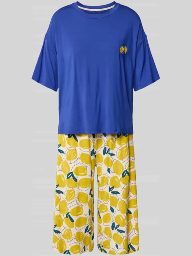Schiesser Pyjama van modalmix met 3/4-mouw veelkleurig, foto 2