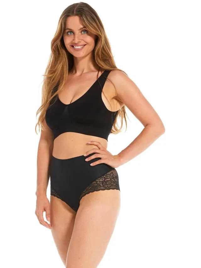 MAGIC Bodyfashion medium corrigerende slip Tummy Shaper Lace zwart