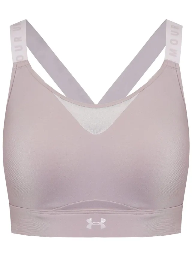 Under Armour Infinity Dames Licht Roze Sportbeha Lichtroze