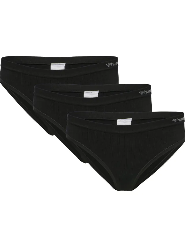 Hummel Hmljuno 3 Pack Seamless Hipster BLACK