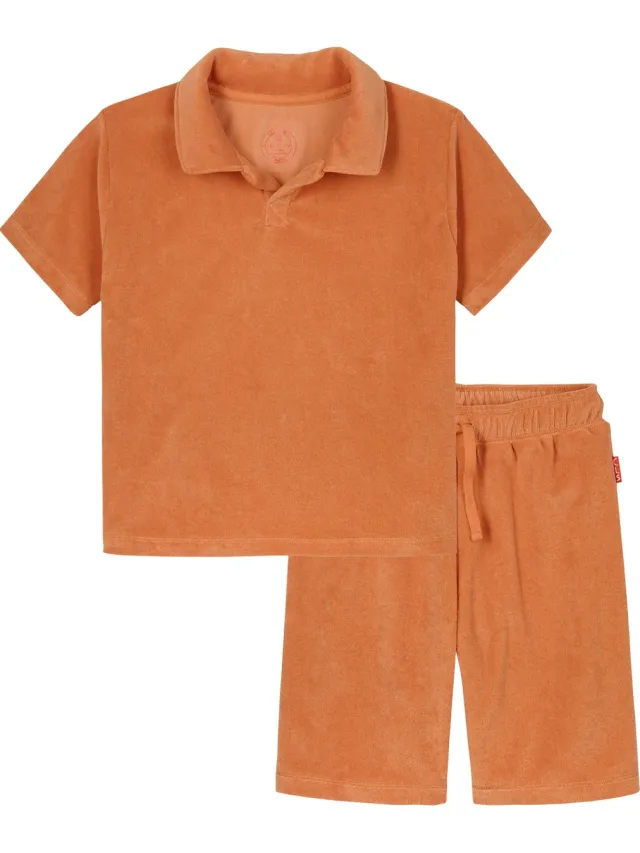 Claesen's Shortama Set Unisex Shortama - Coral