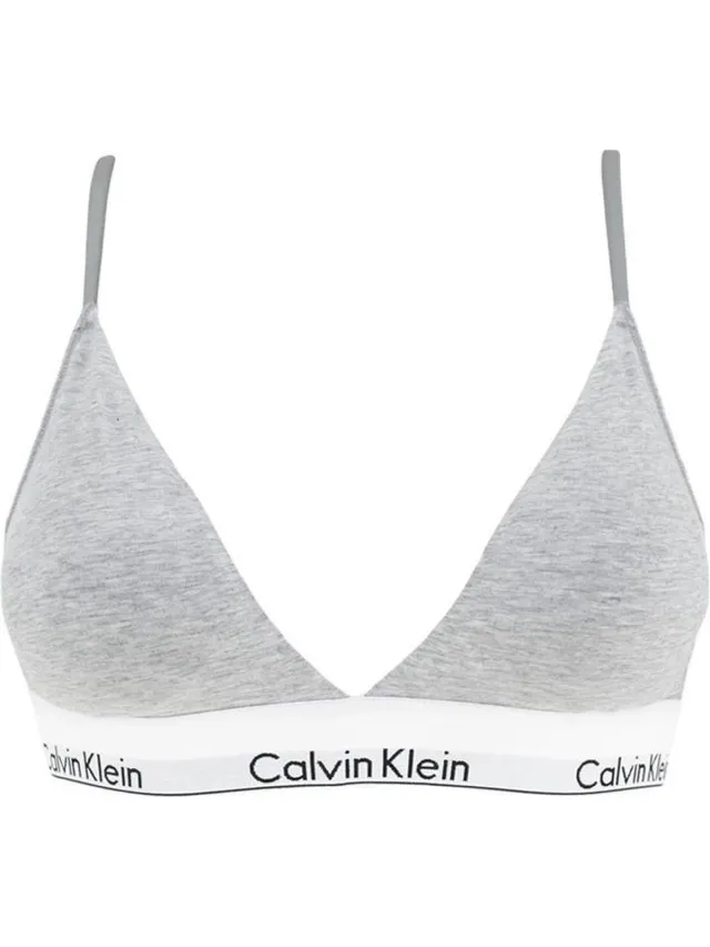 Calvin Klein Modern Cotton Triangle BH Top Grijs
