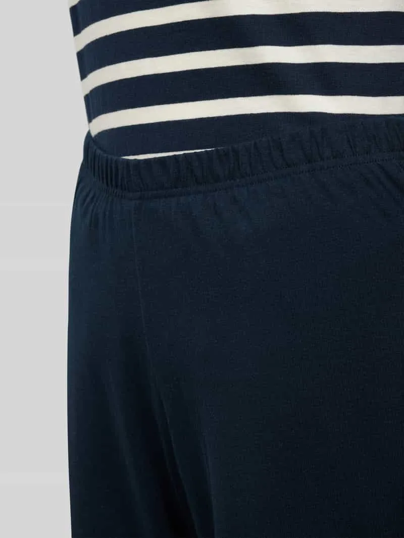Schiesser Pyjama met streepmotief blauw, foto 2