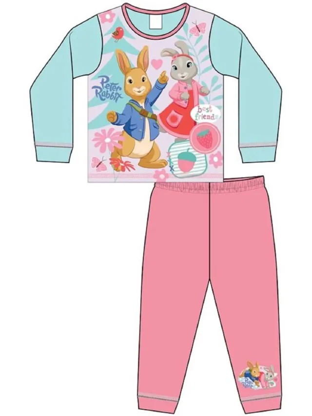 Peter Rabbit Pieter Konijn Pyjama - Peter Rabbit en Lily - Meisjespyjama multi colour
