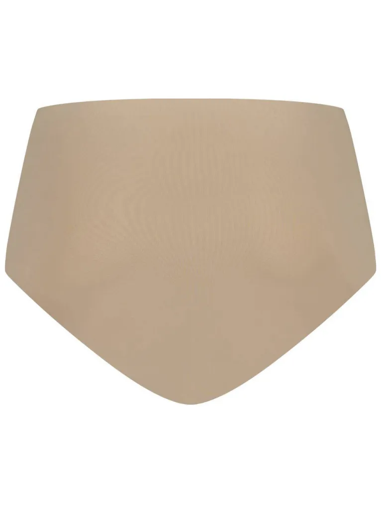 Moodies Undies medium/sterk absorberende seamless high waist menstruatieslip beige, foto 3