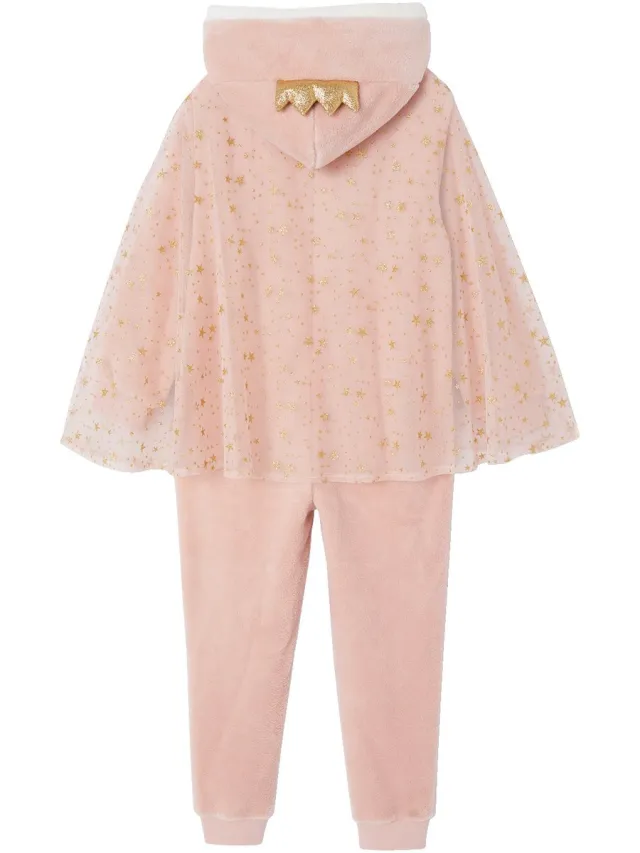 vertbaudet Prinsessenonesie meisje roze (poederkleur)