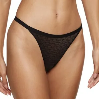 Triumph Signature Sheer String zwart Zwart,Roze