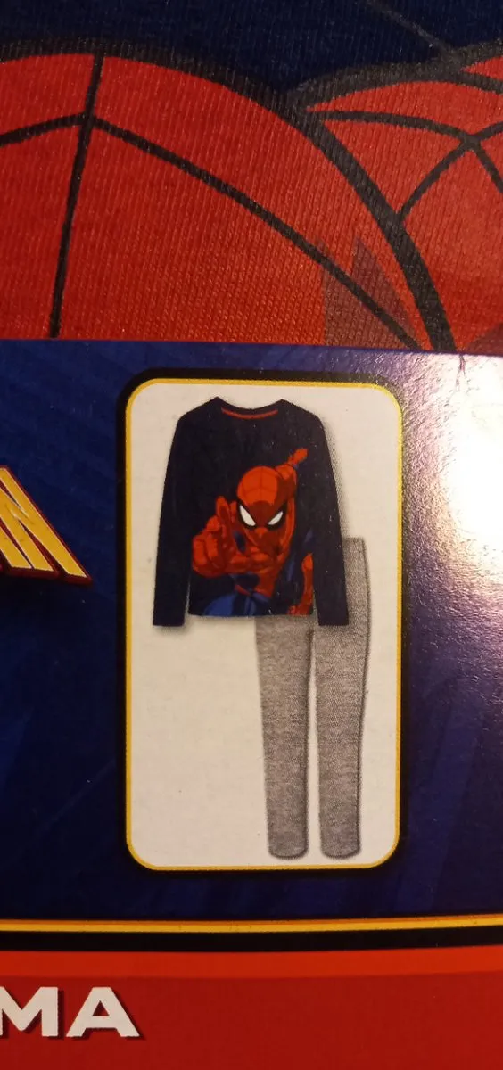 Spider-Man Spiderman pyjama - pyjamaset grijs