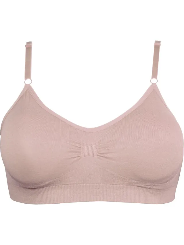 MAGIC Bodyfashion Bamboo Comfort Bra with Spaghetti Straps Rose Vrouwen Bamboo Rose