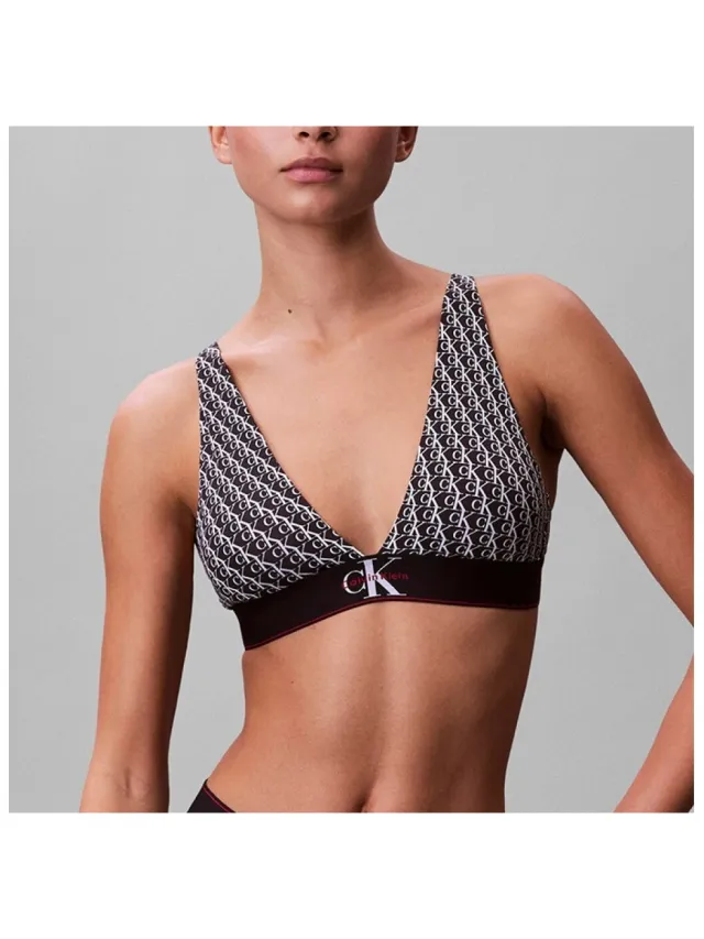 Calvin Klein Bralette Calvin Klein Jeans Lv00qf8703 Zwart